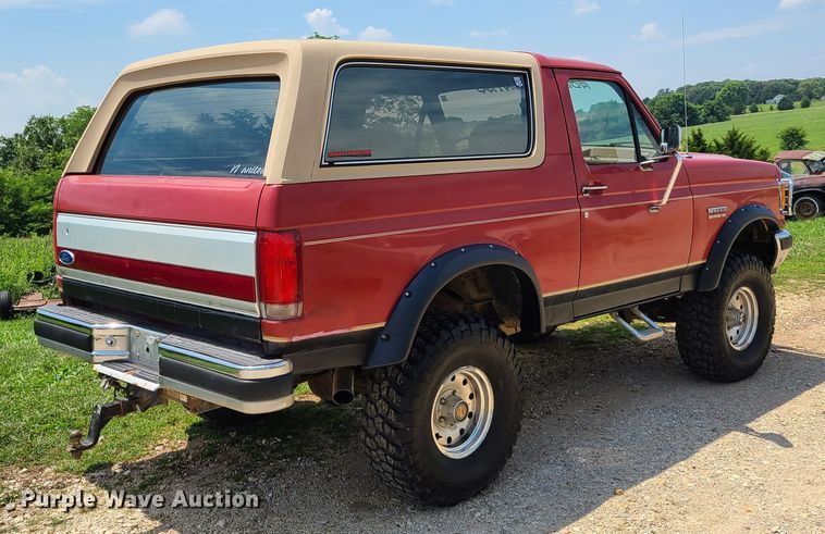 image for item GT9177 1991 Ford Bronco  SUV