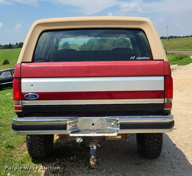 image for item GT9177 1991 Ford Bronco  SUV