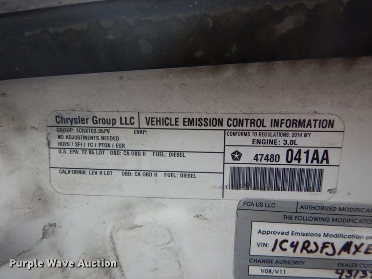 image for item GV9081 2014 Jeep Grand Cherokee SUV