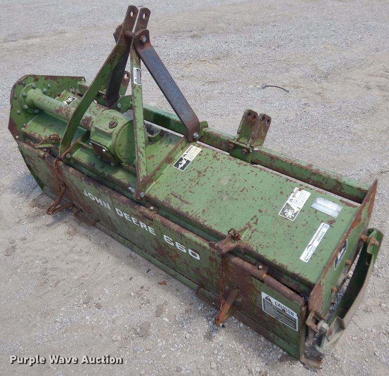 image for item HA9266 John Deere 660 tiller