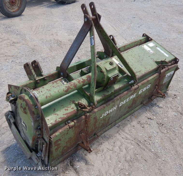 image for item HA9266 John Deere 660 tiller