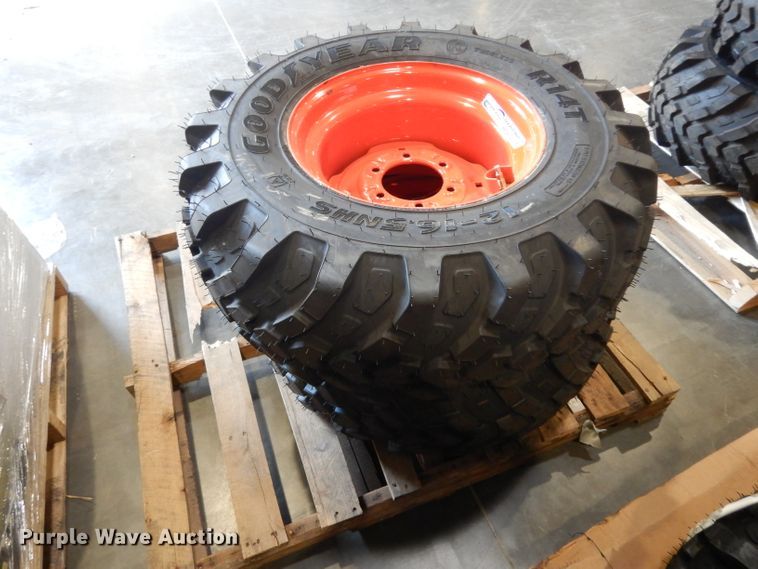 image for item HC9506 (2) Goodyear R14T 12-16.5NHS tires