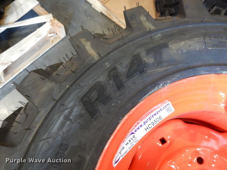 image for item HC9506 (2) Goodyear R14T 12-16.5NHS tires