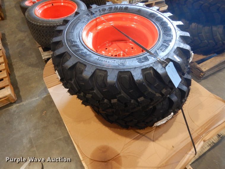 image for item HC9513 (2) Goodyear R14T 12-16.5NHS tires