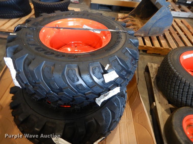 image for item HC9513 (2) Goodyear R14T 12-16.5NHS tires