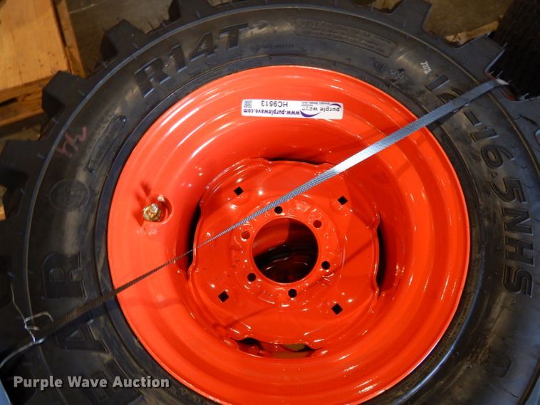 image for item HC9513 (2) Goodyear R14T 12-16.5NHS tires