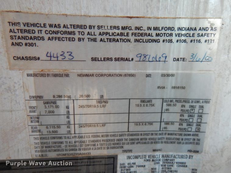 image for item HG9055 2000 Newmar Dutch Star  RV