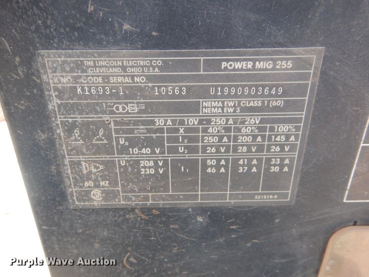 image for item HM9570 (2) Lincoln welders