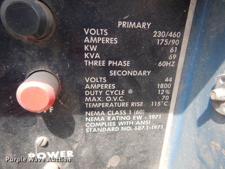 image for item HM9574 Ultra Arc UA1800 welder