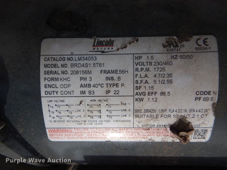 image for item HM9576 (3) electric motors