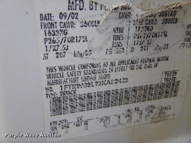 image for item HM9599 2003 Ford F150 Lariat  SuperCrew pickup truck