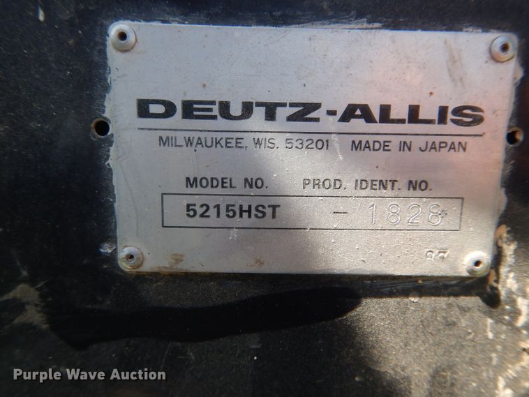 image for item HM9627 Deutz Allis 5215  MFWD tractor