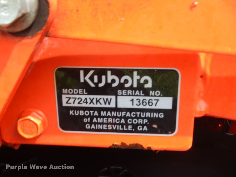 image for item HS9724 Kubota Z724X ZTR lawn mower