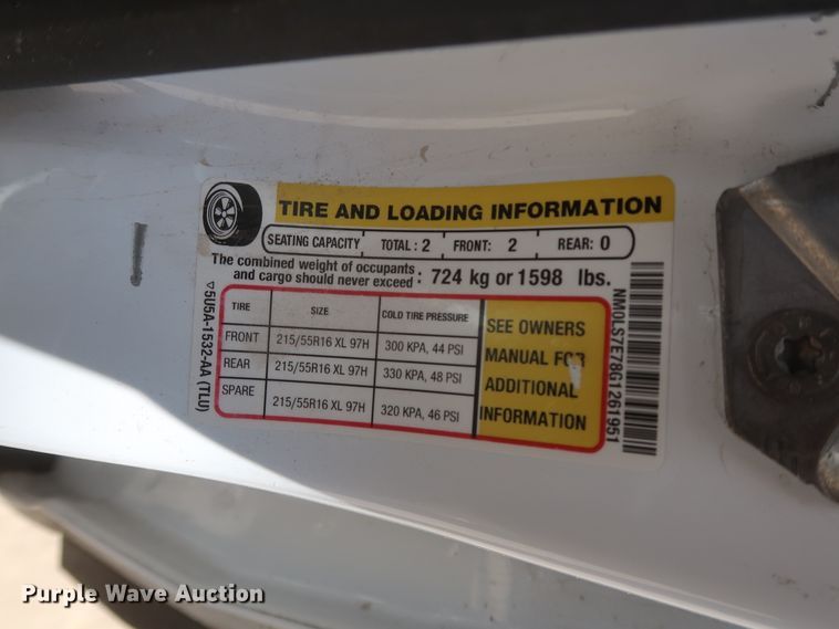 image for item HT9543 2016 Ford Transit Connect  van