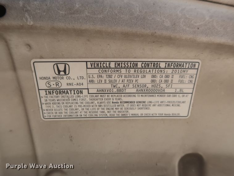 image for item HT9547 2010 Honda Civic