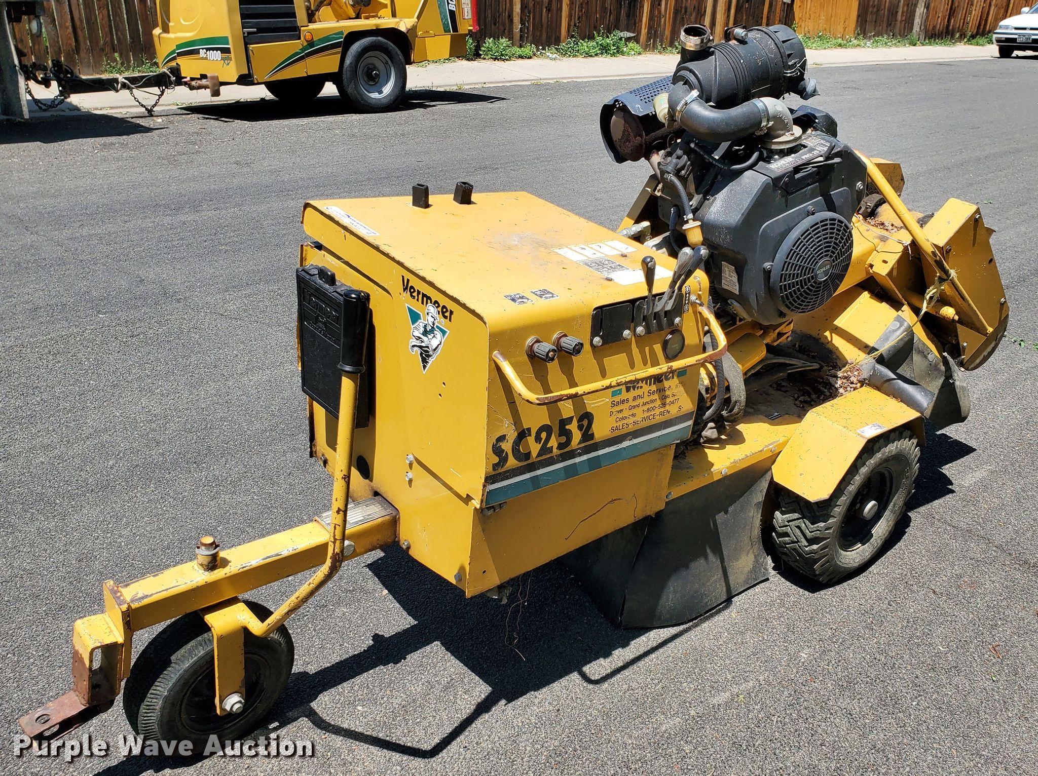 2004 Vermeer SC252 stump grinder in Longmont, CO | Item HK9030
