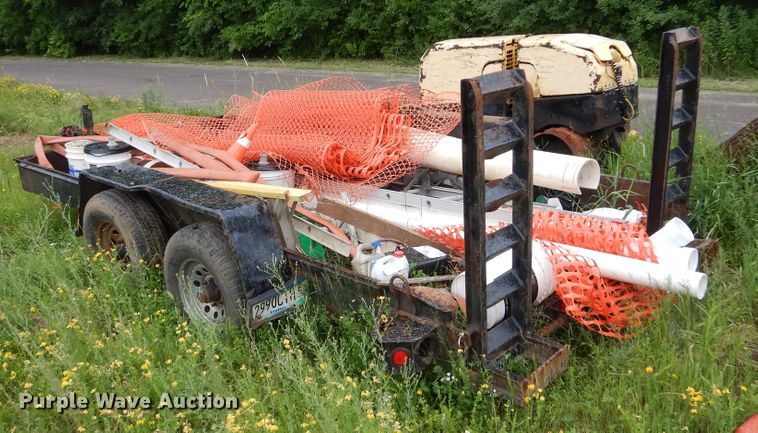 image for item DA8393 1998 Felling utility trailer