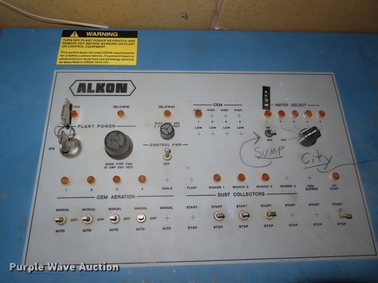 image for item DD6321 1972 Vince-hagan HT-7250-25 concrete batch plant