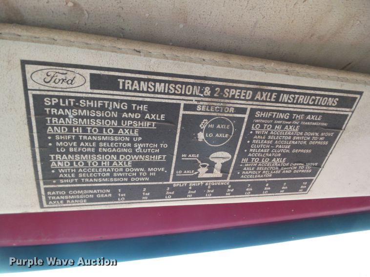 image for item DF0837 1977 Ford F700  dump truck