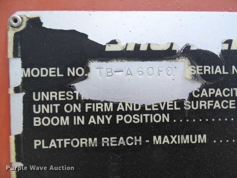 image for item DG1933 Snorkel TB60  boom lift