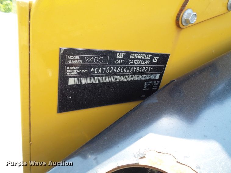 image for item DG1944 2010 Caterpillar 246C  skid steer loader
