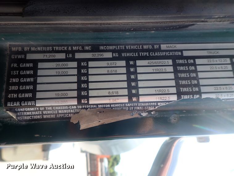 image for item DG2259 2004 Mack CV513  ready mix truck