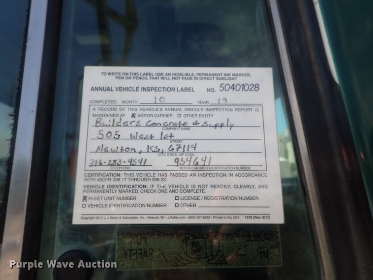 image for item DG2260 2001 Mack RD690S  ready mix truck