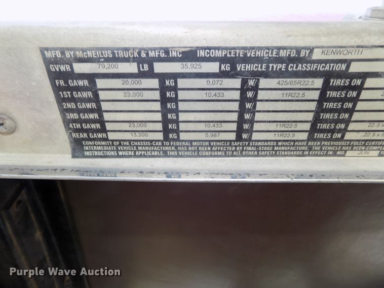 image for item DG2616 2003 Kenworth W900  ready mix truck