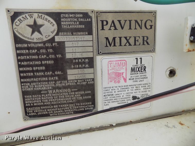 image for item DG2617 2005 Sterling L-Line  ready mix truck