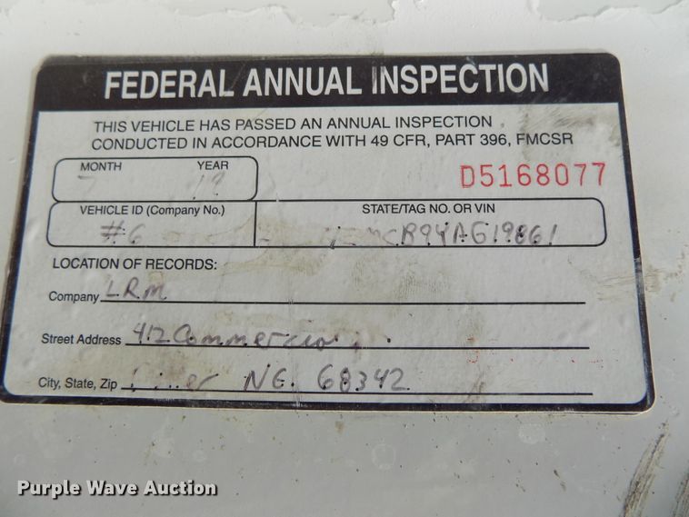 image for item DG2621 2000 Sterling L-Line  ready mix truck