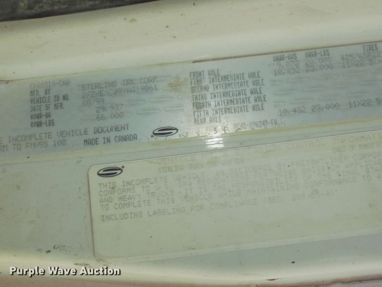 image for item DG2621 2000 Sterling L-Line  ready mix truck