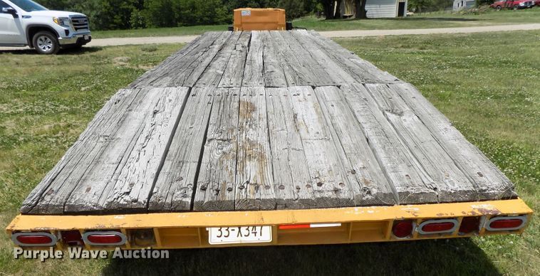 image for item DG2628 1967 Wisconsin tilt deck equipment trailer