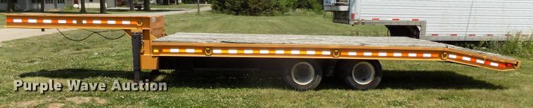 image for item DG2628 1967 Wisconsin tilt deck equipment trailer