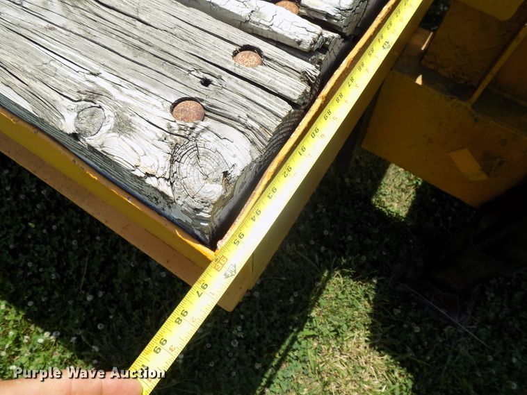 image for item DG2628 1967 Wisconsin tilt deck equipment trailer