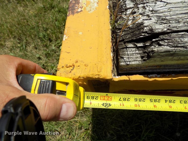 image for item DG2628 1967 Wisconsin tilt deck equipment trailer