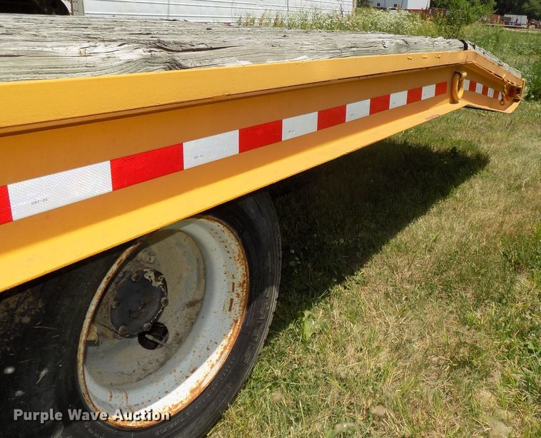 image for item DG2628 1967 Wisconsin tilt deck equipment trailer