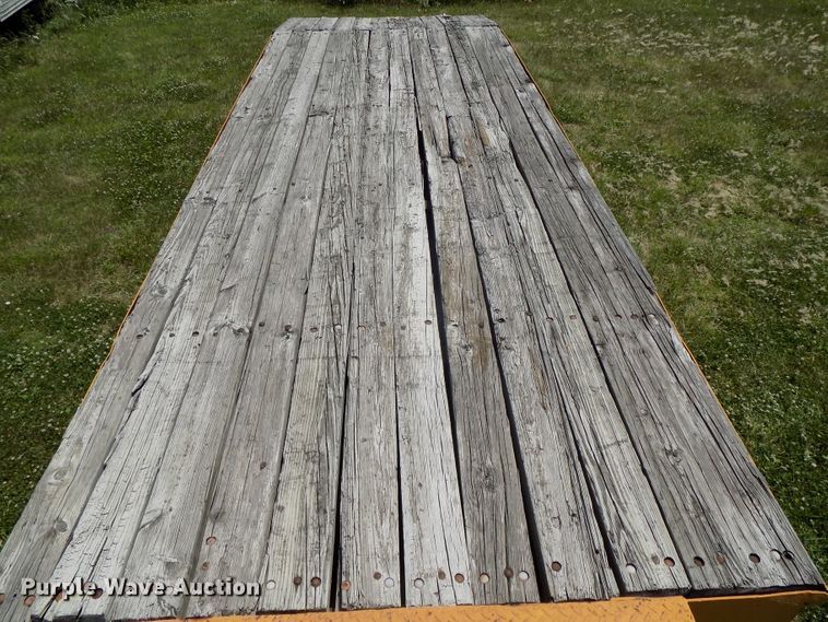 image for item DG2628 1967 Wisconsin tilt deck equipment trailer