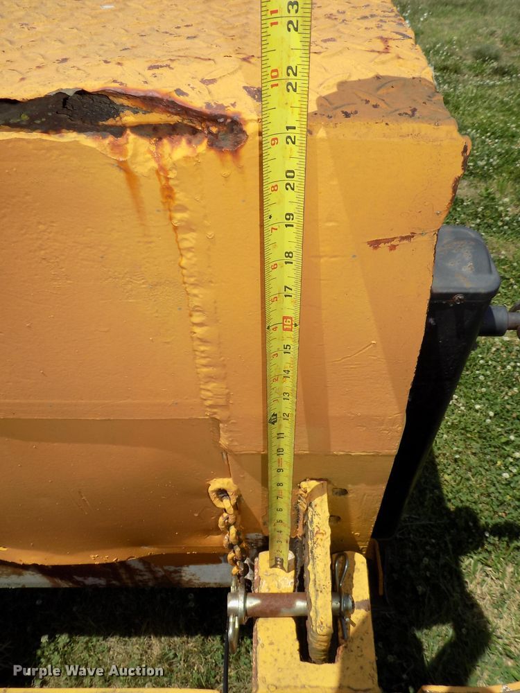 image for item DG2628 1967 Wisconsin tilt deck equipment trailer