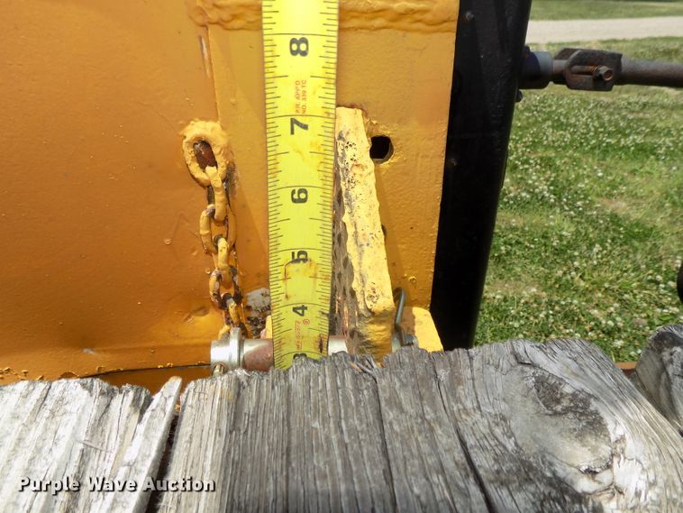 image for item DG2628 1967 Wisconsin tilt deck equipment trailer