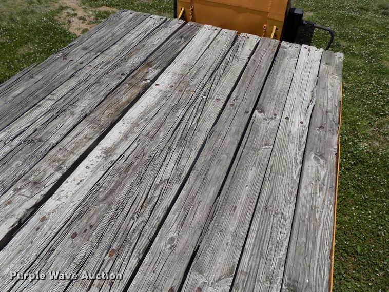 image for item DG2628 1967 Wisconsin tilt deck equipment trailer