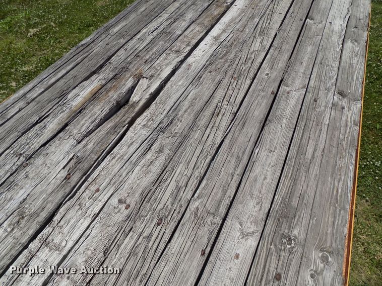 image for item DG2628 1967 Wisconsin tilt deck equipment trailer