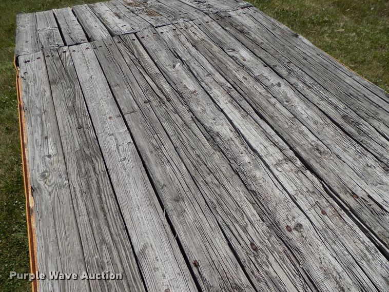 image for item DG2628 1967 Wisconsin tilt deck equipment trailer