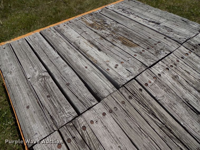 image for item DG2628 1967 Wisconsin tilt deck equipment trailer