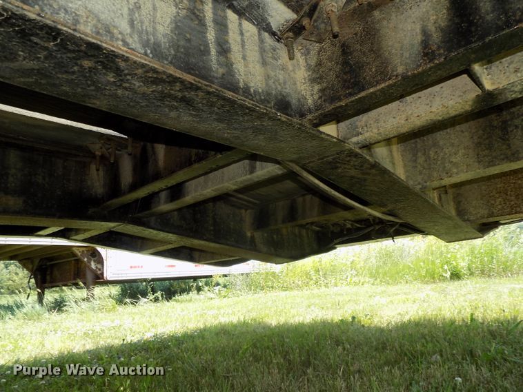 image for item DG2628 1967 Wisconsin tilt deck equipment trailer