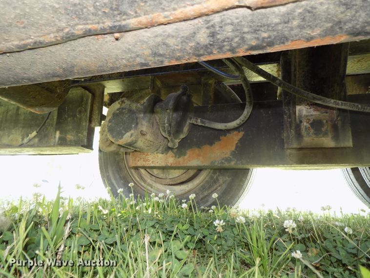 image for item DG2628 1967 Wisconsin tilt deck equipment trailer