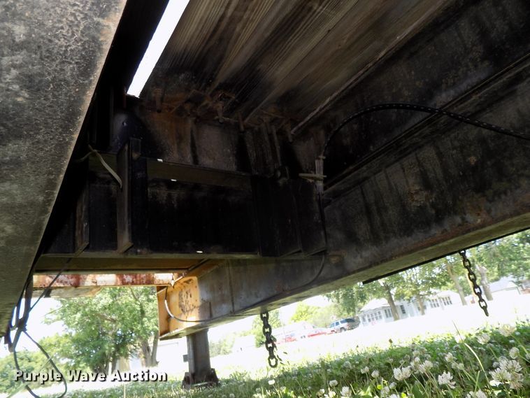 image for item DG2628 1967 Wisconsin tilt deck equipment trailer