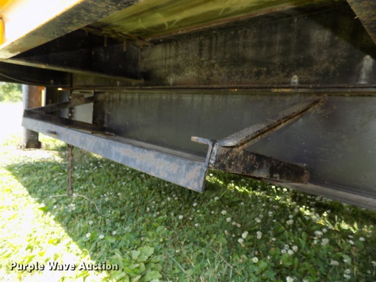 image for item DG2628 1967 Wisconsin tilt deck equipment trailer