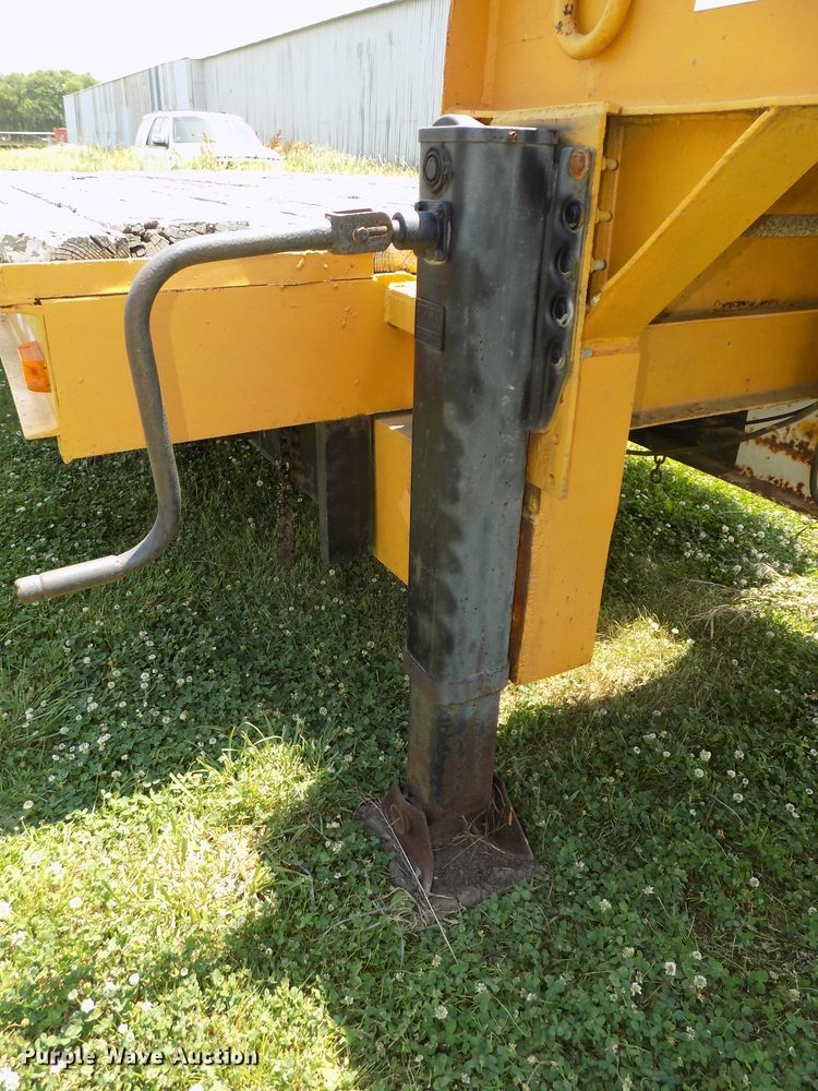 image for item DG2628 1967 Wisconsin tilt deck equipment trailer