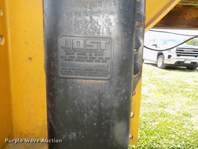 image for item DG2628 1967 Wisconsin tilt deck equipment trailer