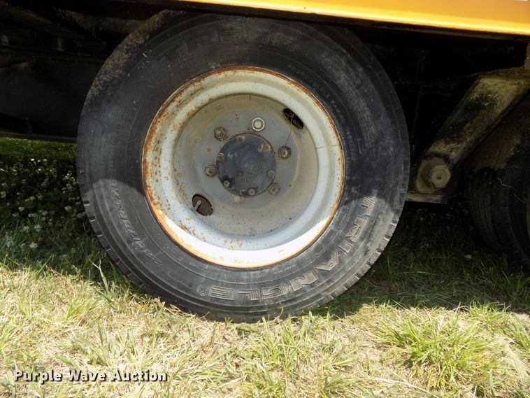 image for item DG2628 1967 Wisconsin tilt deck equipment trailer